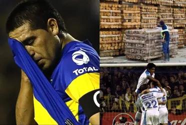 El jugador pasó de ser una figura en el Azul, se dio el lujo de borrar a Juan Román Riquelme en la final de la Libertadores, ahora vende madera.