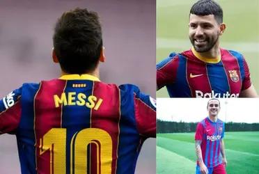 El número 10 en Barcelona es un número mítico para los jugadores. Ante la ausencia de Lionel Messi su sucesor sería Sergio Agüero.