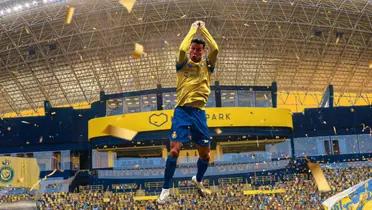 El portugues fue sancionado y los hinchas del Al Nassr tuvieron un gesto en protesta 