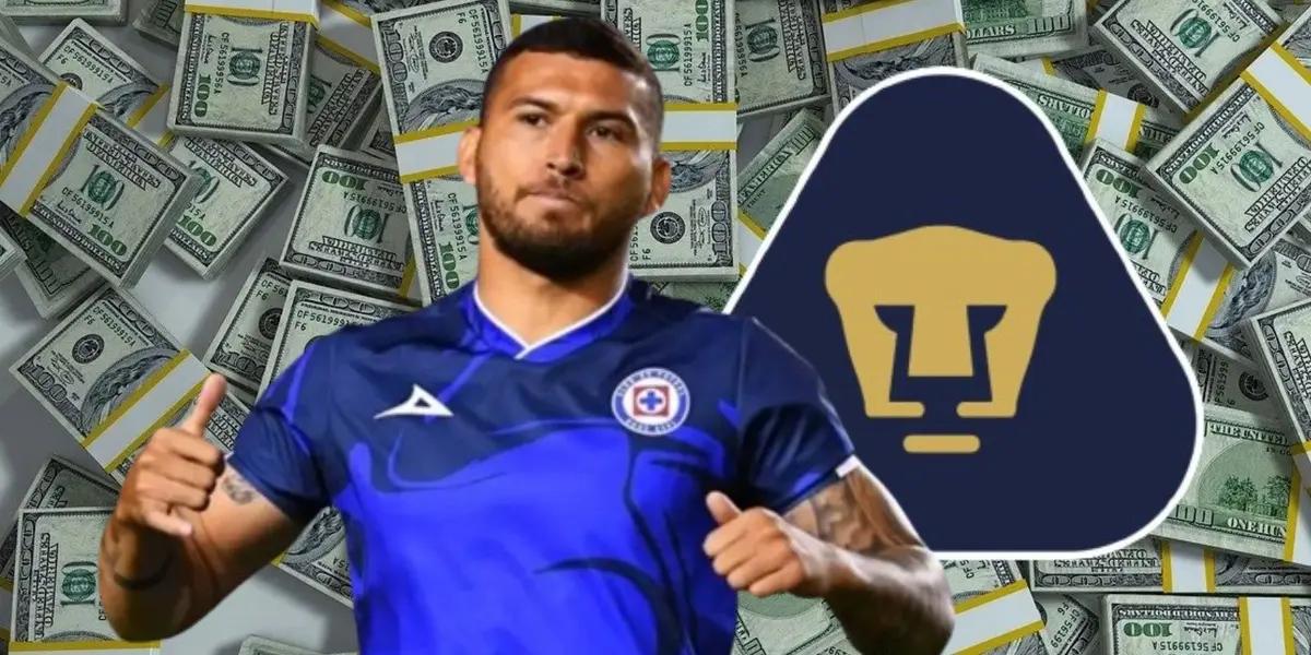 El salario que le espera a Juan Escobar tras dejar Cruz Azul y fichar con Pumas 