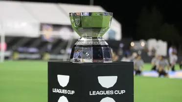 El trofeo de la Leagues Cup 