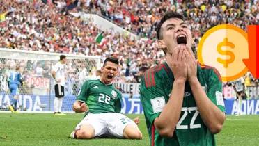 El valor de Hirving Lozano luego de su participación con México disminuyó, es de 18 millones de euros