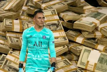 Este dinero pondría el Inter para fichar a Keylor Navas y sacarlo del Paris Saint Germain después de que no sería tenido en cuenta.