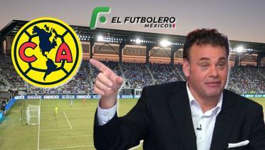 Faitelson promociona a un jugador para el América / Foto: MLS.