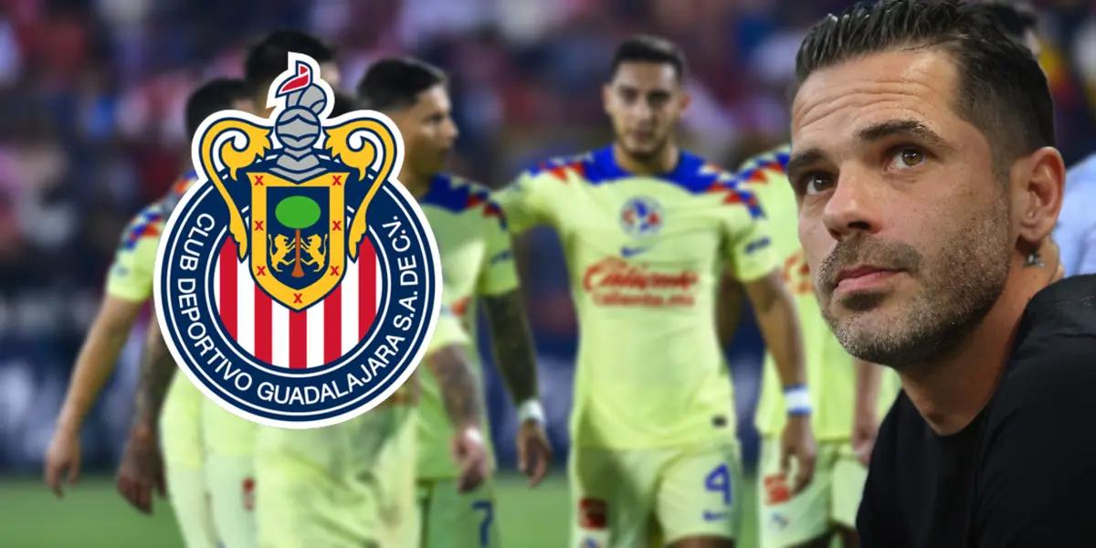 Fernando Gago durante la etapa como DT en Chivas