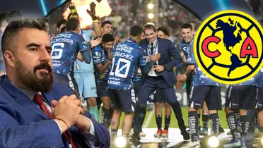 Festejos de Pachuca tras levantar la Concacaf Champions Cup