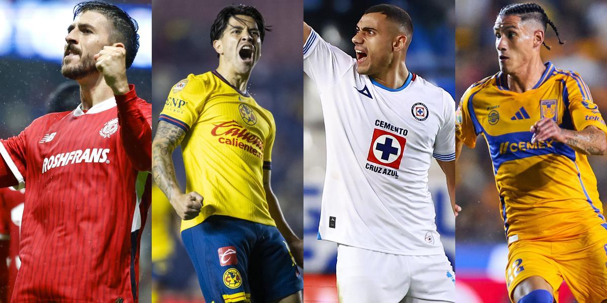 Fichajes de Toluca, América, Cruz Azul y Tigres para el apertura. | Fotos: Mex Sport