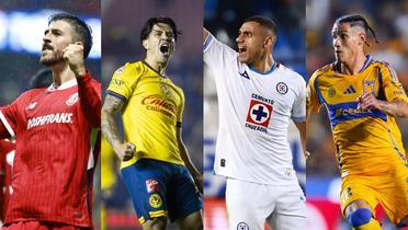 Fichajes de Toluca, América, Cruz Azul y Tigres para el apertura. | Fotos: Mex Sport