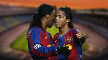 Giovani dos Santos y Ronaldinho / Foto: Getty Images