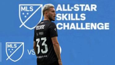 Gonzalo Piovi en el  Skills Challenge 2024 / Foto: @MLS / Redes