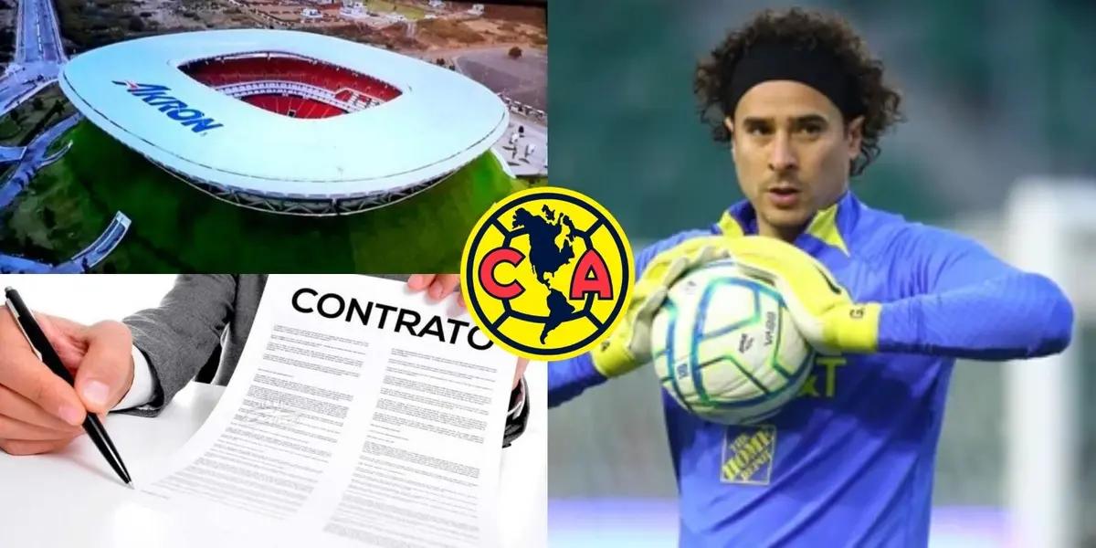 Guillermo Ochoa sigue sin firmar con América y ficharía un portero que la rompió en Guadalajara hace unos años.