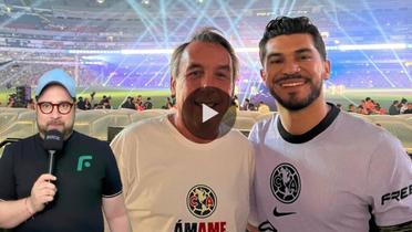 Henry Martín con Emilio Azcárraga en festejos del América (Fuente: Por Esto)