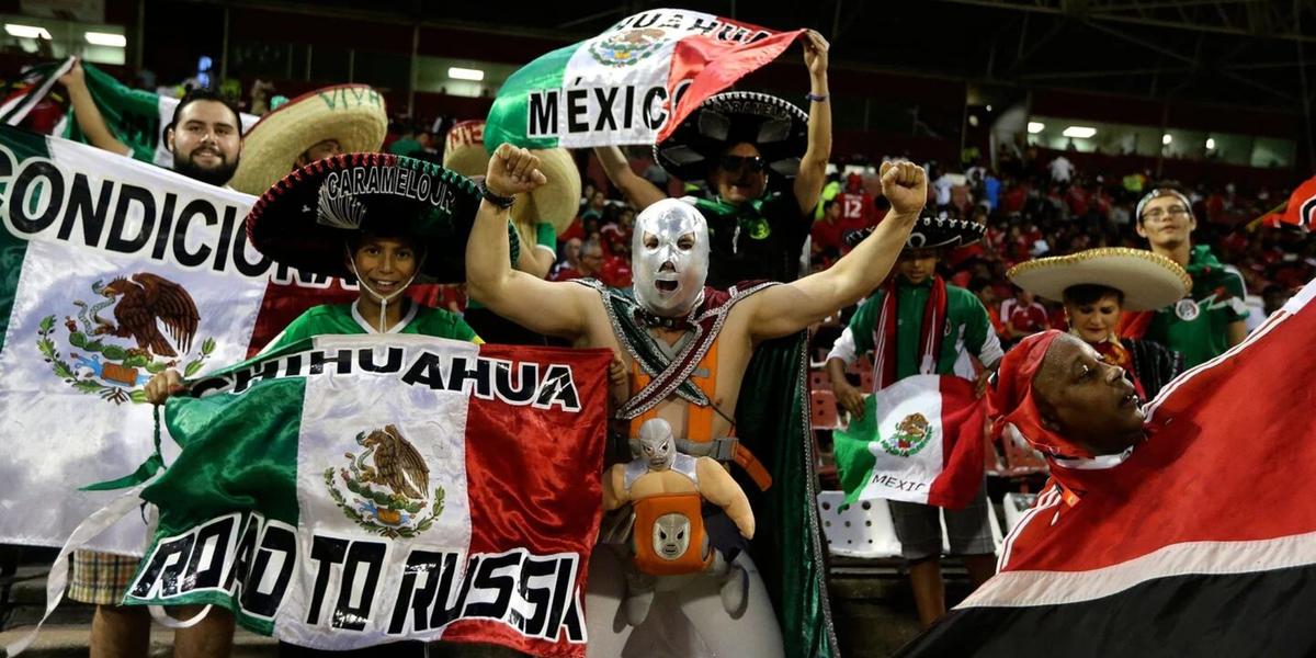 Hinchas de la Selección Méxicana (Foto: Infobae).