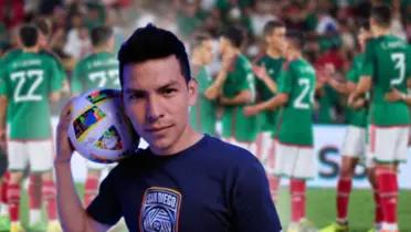 Hirving Lozano durante su presentación con San Diego FC (Fuente: IG de San Diego FC)