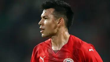 Hirving Lozano en el PSV Eindhoven