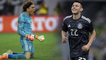 Hirving Lozano y Guillermo Ochoa juegan un partido amistoso en Estados Unidos (Fuente: TV Azteca) 