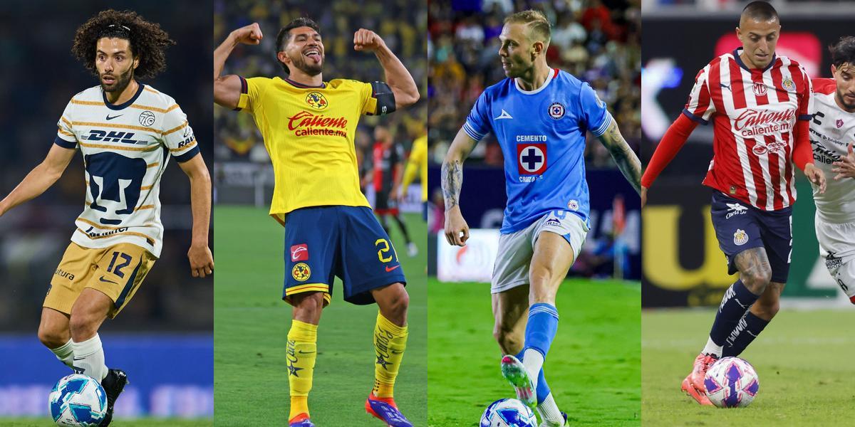 Huerta, Martín, Rotondi y Alvarado. | Fotos: Mex Sport