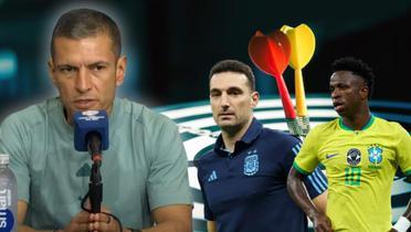 Jaime Lozano durante conferencia de prensa en la Copa América (Fuente: TUDN)