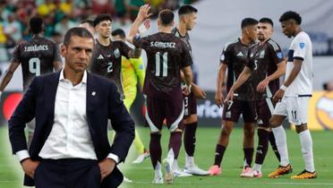 Jaime Lozano durante el cotejo México vs Ecuador (Fuente: Getty Images)