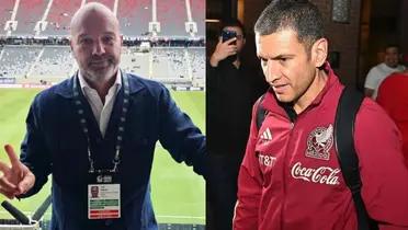 Jaime Lozano saliendo de un hotel  y Luis García en un estadio de fútbol / Cero Cero