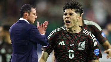Jaime Lozano tras el triunfo de México ante Jamaica (Fuente: Getty Images)