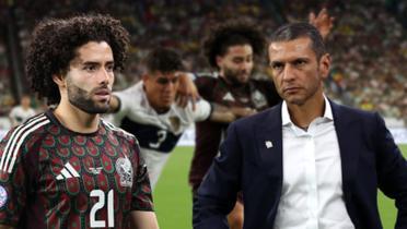 Jaime Lozano y César Huerta en la Selección Mexicana (Fuente: Getty Images)