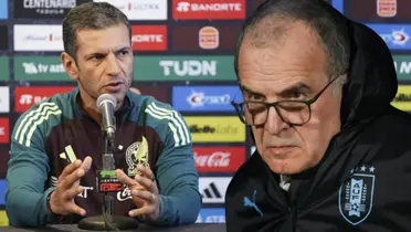 Jaime Lozano y Marcelo Bielsa en su etapa como entrenadores de selecciones