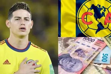 James Rodríguez llegaría a América y ganaría más que todos en América.