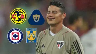 James Rodríguez puede aterrizar en México, aunque lo buscan en Ecuador