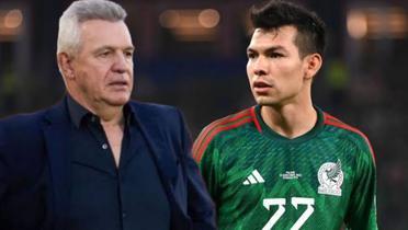 Javier Aguirre y Chucky Lozano con la camiseta del TRI (Foto: GettyImages)