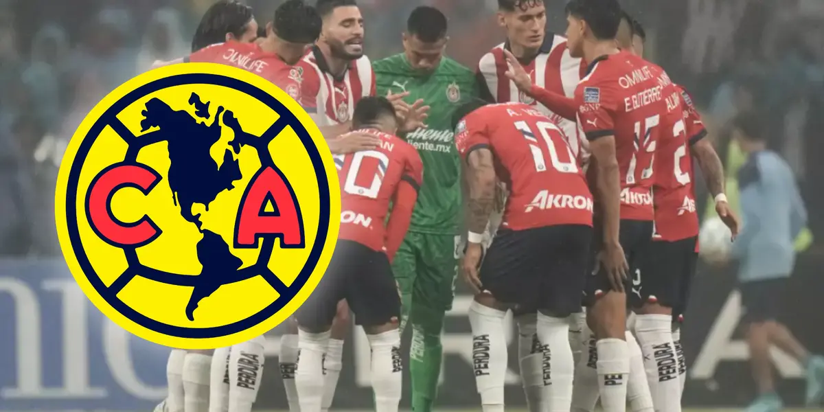 Jugadores de Chivas durante el torneo Clausura 2024