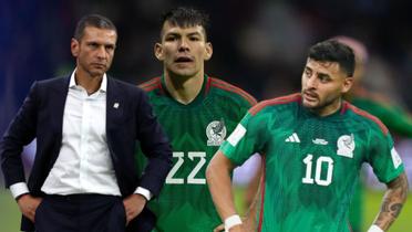 Jugadores de la selección mexicana y Jaime Lozano (Fuente: Infobae)