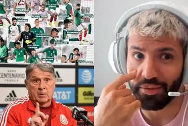 Kun Agüero da su sorpresiva opinión luego de la polémica convocatoria de Tata Martino para jugar el mundial con el Tri.