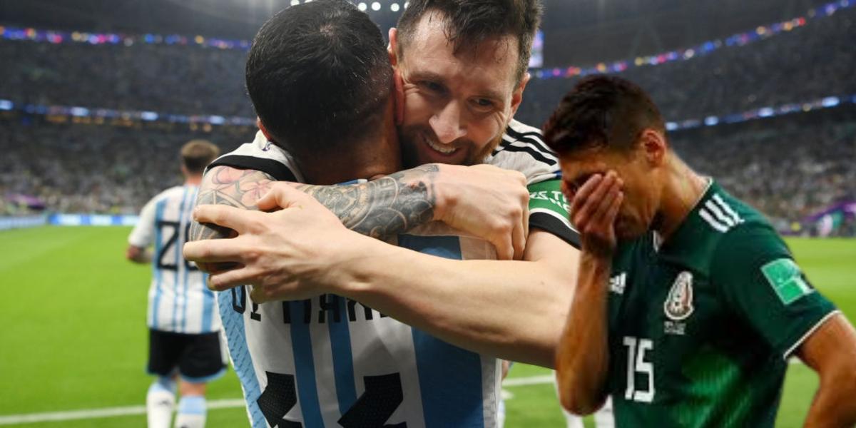Lionel Messi abraza a jugador argentino (Fuente: CNN) 