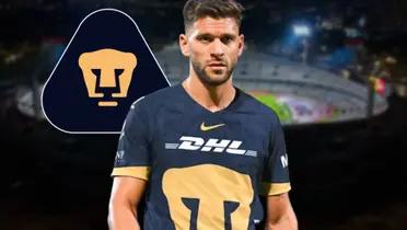 Lisandro Magallán con Pumas