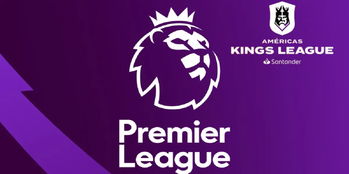 Logos de la Premier League y de la Kings League Américas