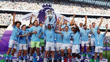 Manchester City, ganador de 2023/2024. | Foto: X oficial de Premier League