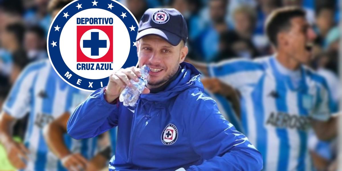 Martín Anselmi con Cruz Azul / Foto: elperiodicodeportivo