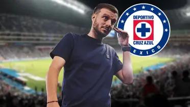 Martín Anselmi dirigiendo a Cruz Azul