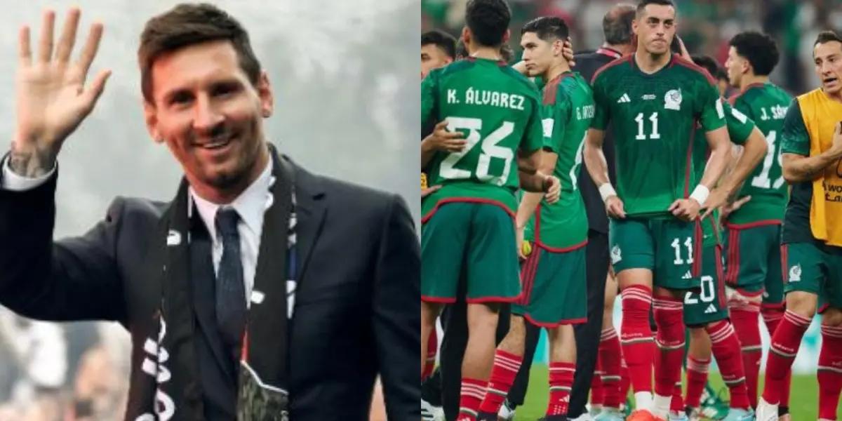 Messi lo jubiló, al fin se iría del seleccionado mexicano, todo gracias a que el argentino lo exhibió y lo dejó sin nivel.  