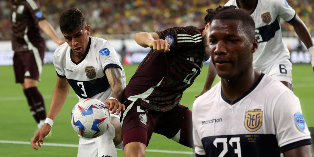 (FOTO) Dicen que el arbitraje ayuda a México y lo que hizo Caicedo con el árbitro en el México vs Ecuador