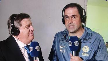 Miguel Herrera y André Jardine (Fuente: Fox Sports 