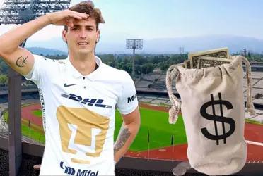 Otro más que le dice adiós a Pumas, lo que pagaron desde Brasil para llevarse a Dinenno