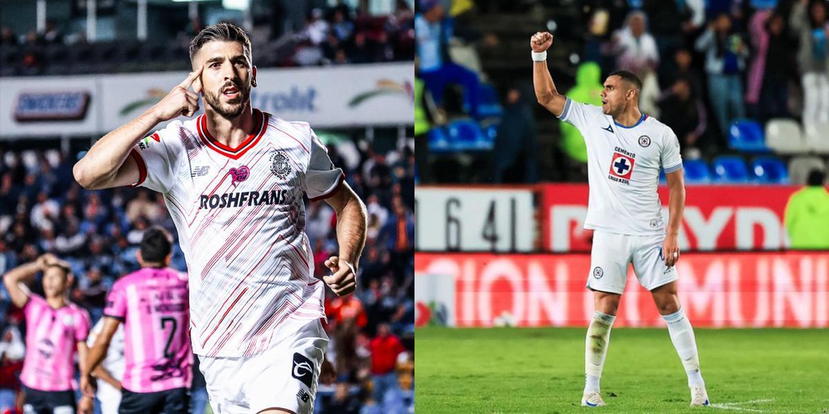 Paulinho vs Giorgos, ¿Quién es el mejor extranjero de la Liga MX? / Foto: @tolucafc y @cruzazul