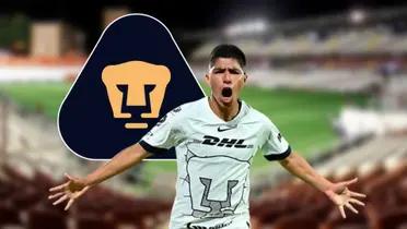 Piero Quispe con Pumas