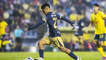 Piero Quispe puso el primer gol del Clásico Capitalino / Foto: Mex Sport