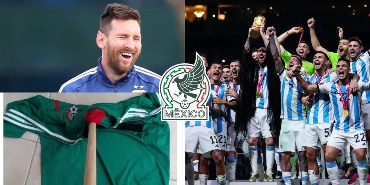 Primero fue la playera, ahora Argentina vuelve a tirar al suelo otro símbolo importante para México.