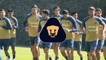 Pumas entrenando