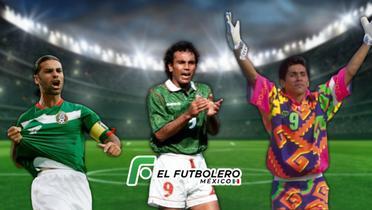 Rafa Márquez, Hugo Sánchez y Jorge Campos, tres de los grandes jugadores de México. | (Especial)