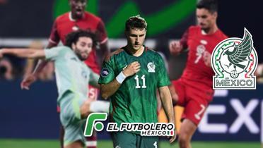 Santiago Giménez se fue en blanco de nuevo con el Tri (Foto: Futbol Total)